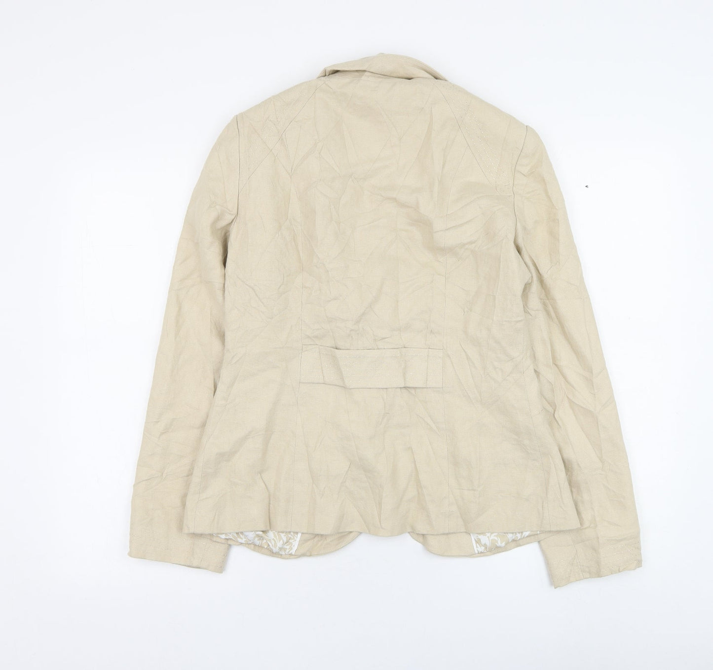 Womens UK Size 10 Marks and Spencer Beige Jacket