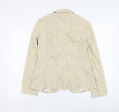Womens UK Size 10 Marks and Spencer Beige Jacket
