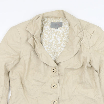 Womens UK Size 10 Marks and Spencer Beige Jacket