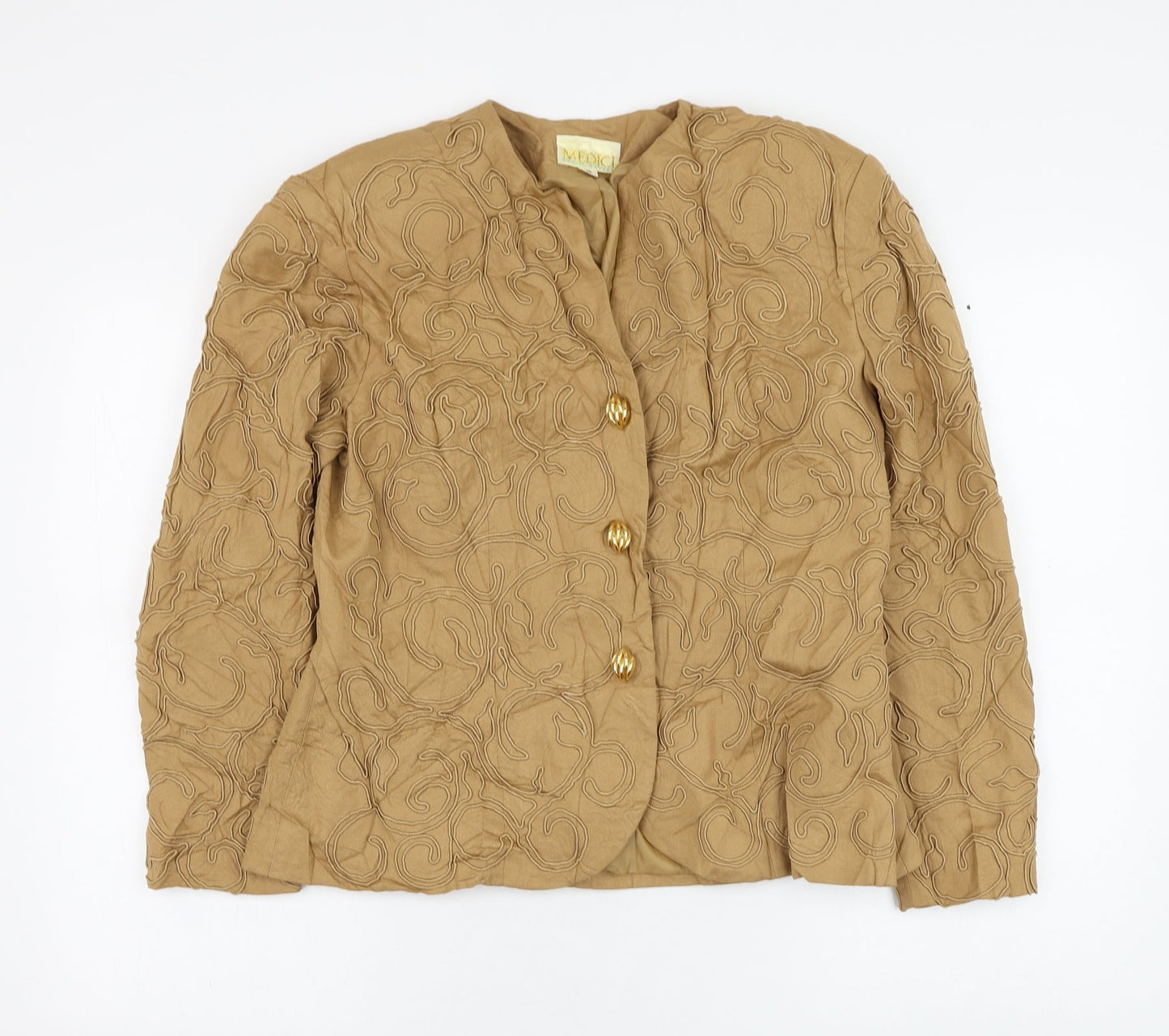 Womens UK Size 16 Medici Brown Jacket
