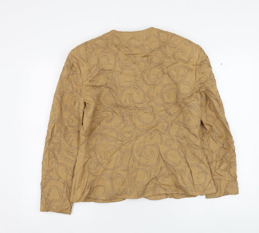 Womens UK Size 16 Medici Brown Jacket