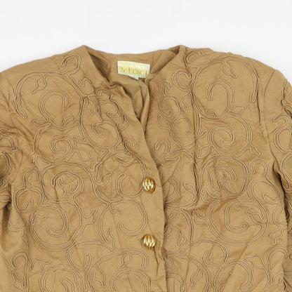 Womens UK Size 16 Medici Brown Jacket