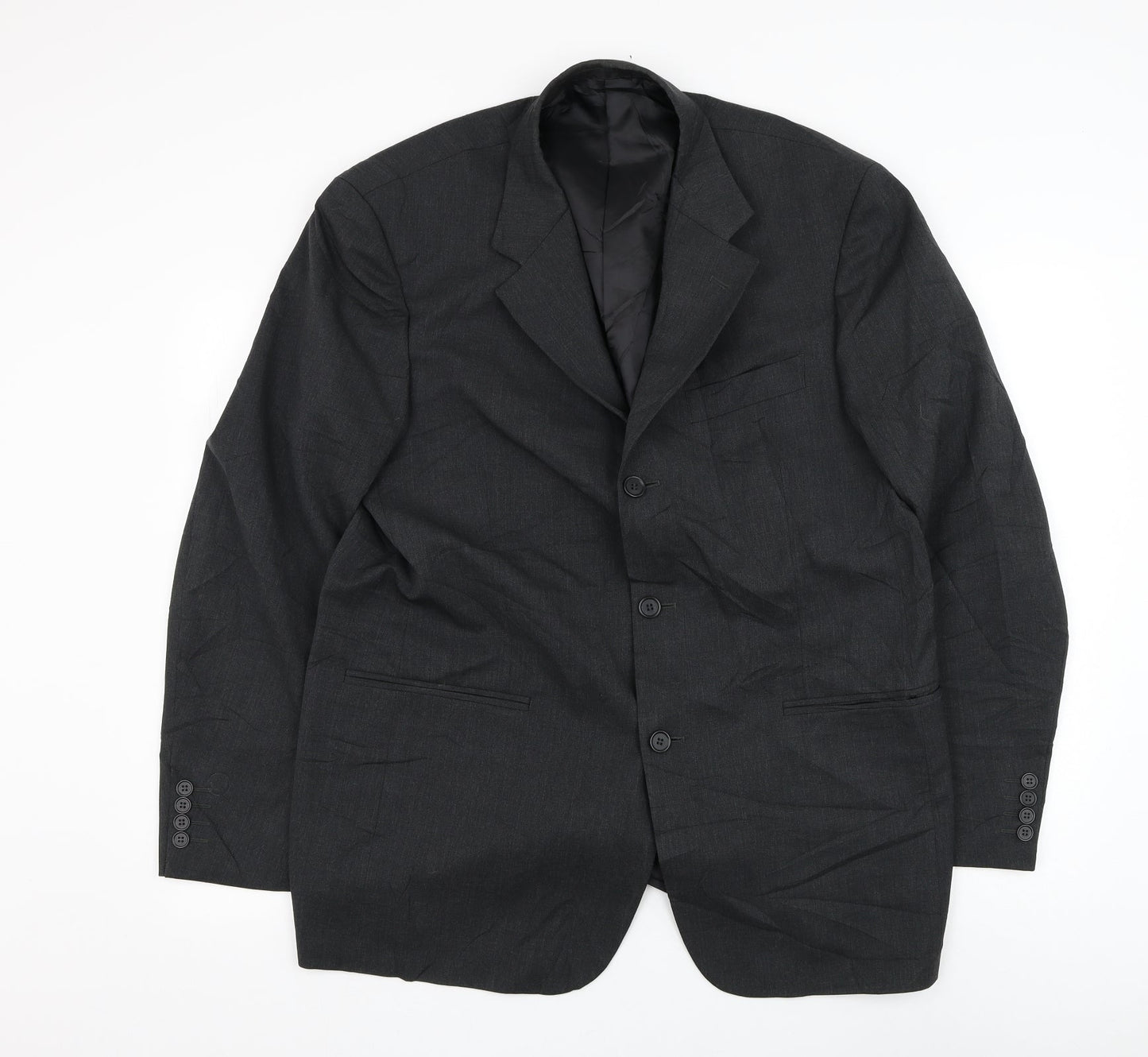 Taylor & Wright Mens Grey  Polyester Jacket Suit Jacket Size 42