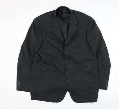 Taylor & Wright Mens Grey  Polyester Jacket Suit Jacket Size 42