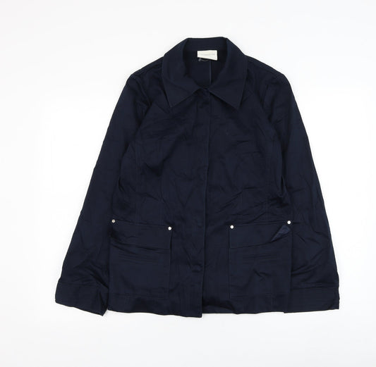Liz Claiborne Womens Blue   Jacket  Size M  Button