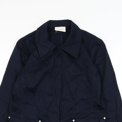 Liz Claiborne Womens Blue   Jacket  Size M  Button
