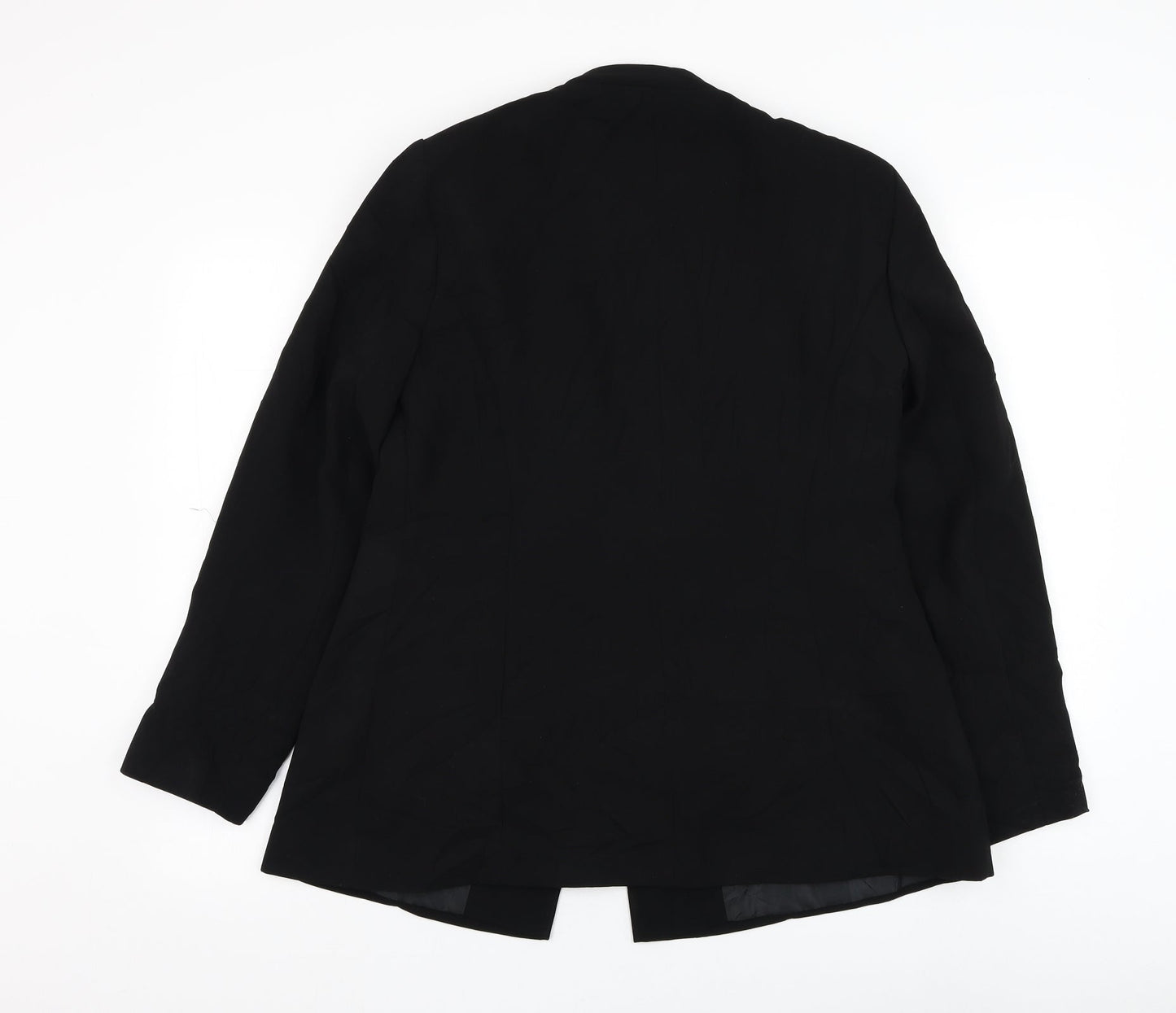 Bonmarché Womens Black    Blazer Size 14  Button