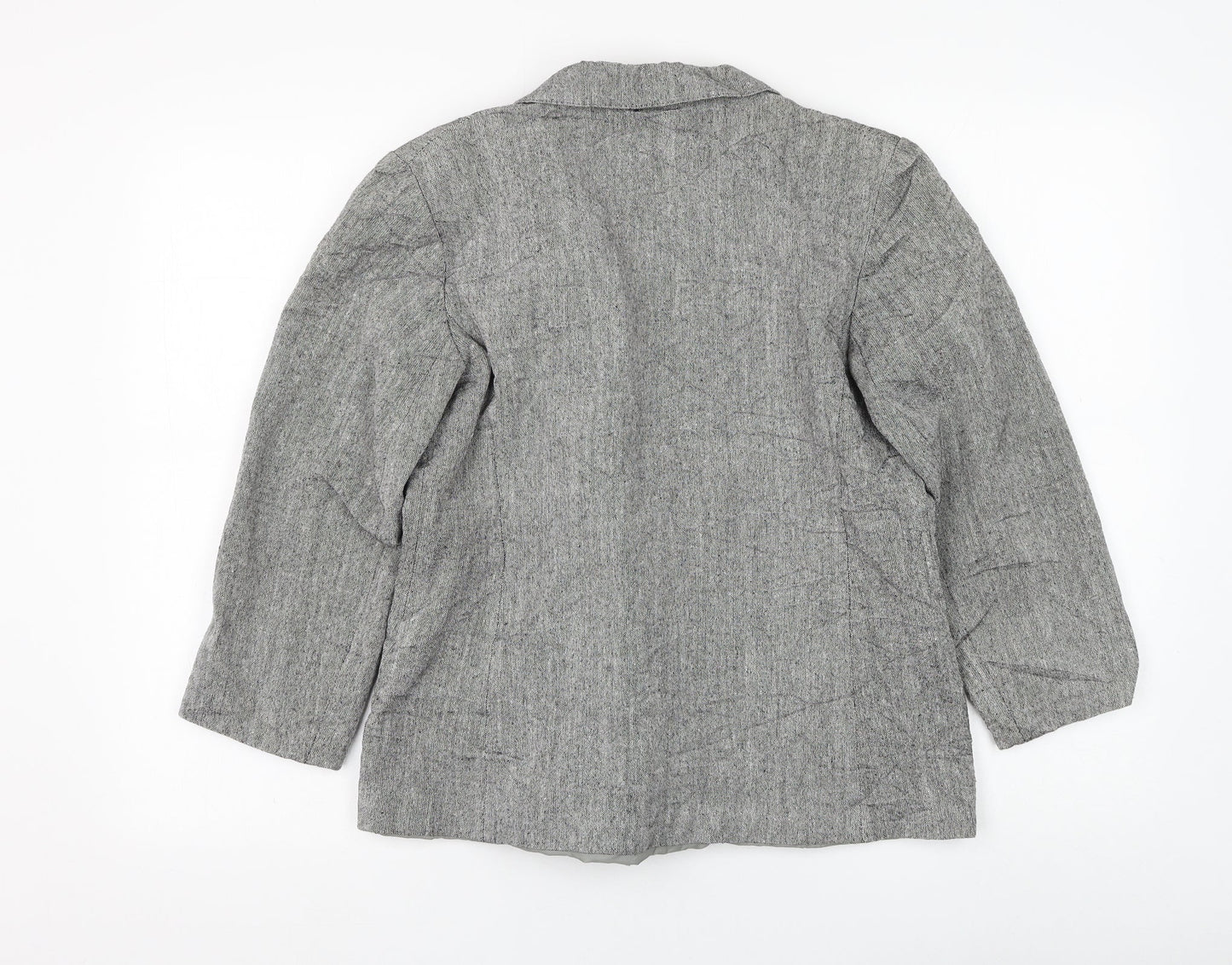 Womens UK Size 12 Preworn Grey Jacket