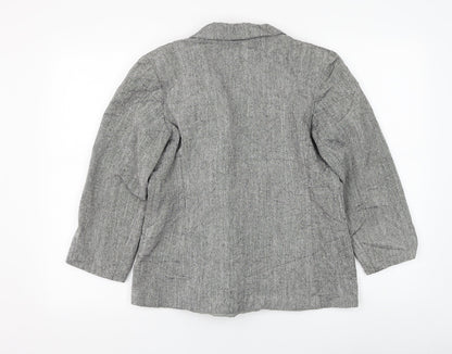 Womens UK Size 12 Preworn Grey Jacket
