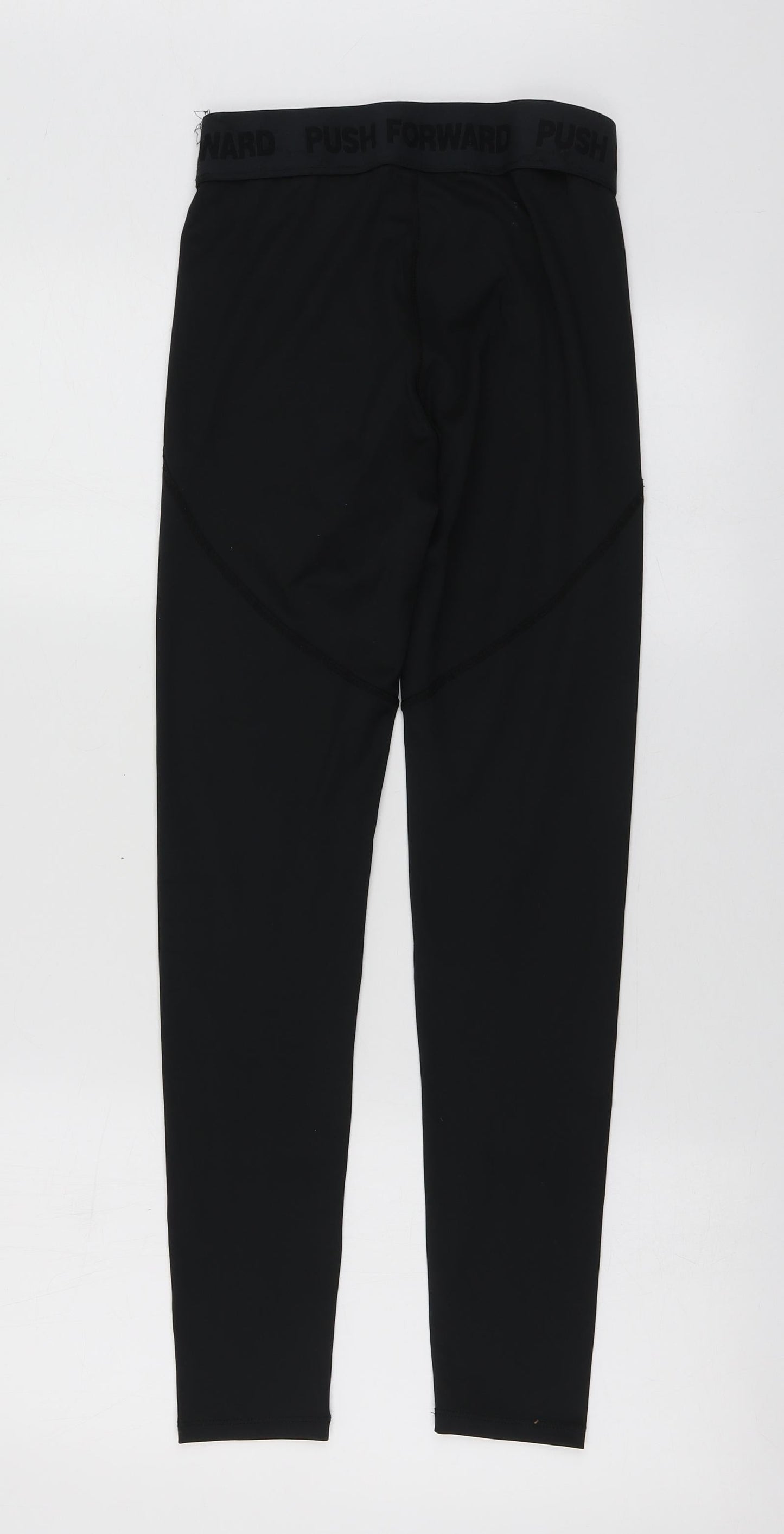 Workout Womens Black  Polyester Jogger Leggings Size XS L26 in Regular