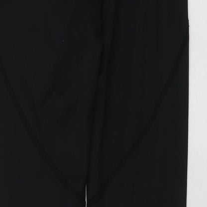 Workout Womens Black  Polyester Jogger Leggings Size XS L26 in Regular