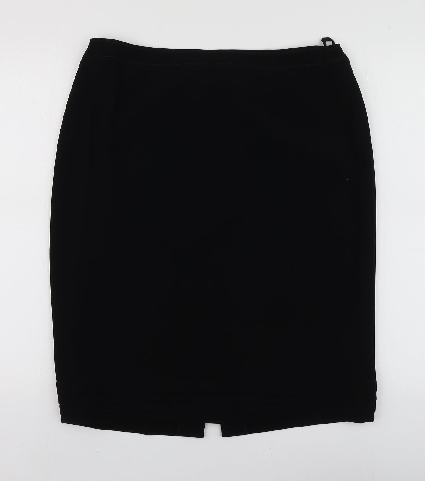 Basler Womens Black  Polyester A-Line Skirt Size 16