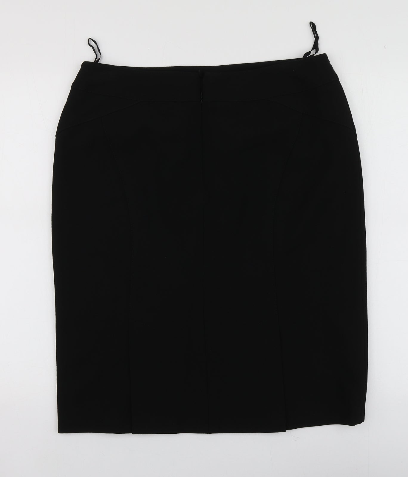 Basler Womens Black  Acetate A-Line Skirt Size 16