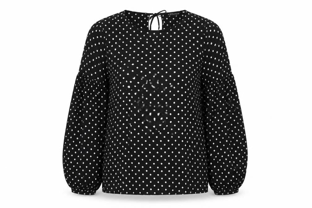 Womens UK Size 10 Dorothy Perkins Black Basic Blouse