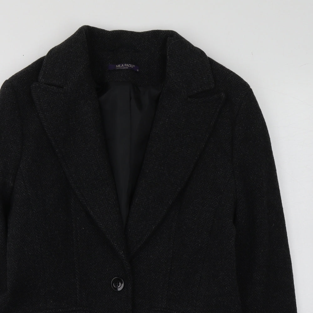 Mila Paoli Womens Grey   Jacket  Size 14