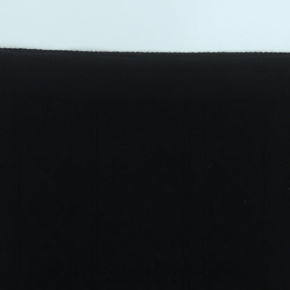 Primark Womens Black  Acrylic A-Line Skirt Size 14