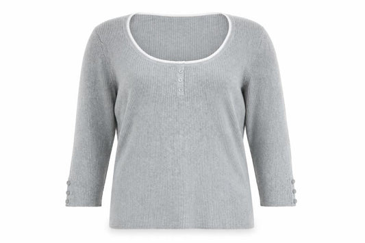 Womens UK Size 16 Papaya Grey Pullover Jumper