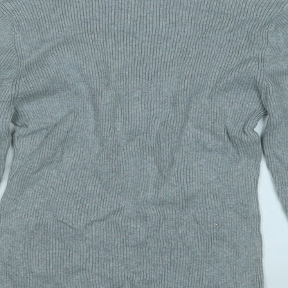 Womens UK Size 16 Papaya Grey Pullover Jumper