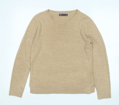 Womens UK Size 10 Marks and Spencer Brown Pullover Jumper