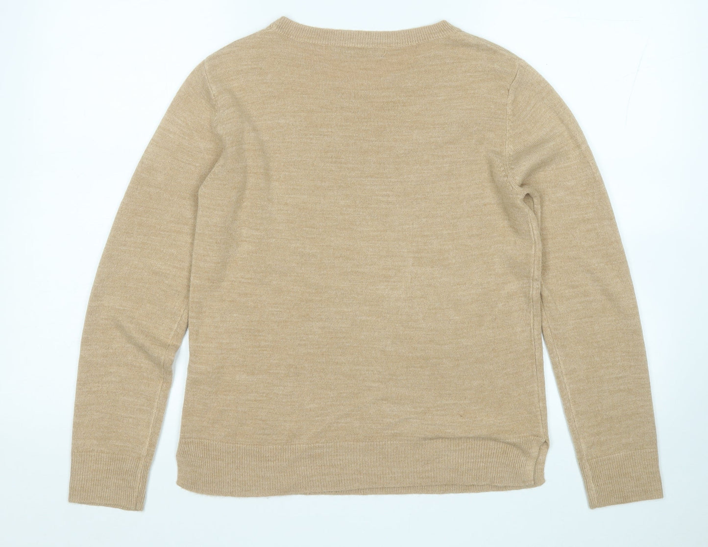 Womens UK Size 10 Marks and Spencer Brown Pullover Jumper