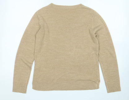Womens UK Size 10 Marks and Spencer Brown Pullover Jumper