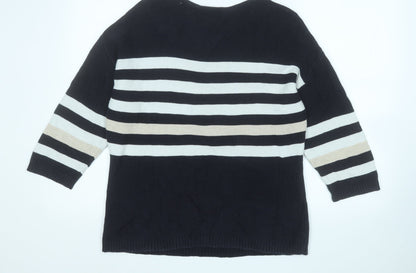 Womens UK Size L CC Blue Pullover Jumper