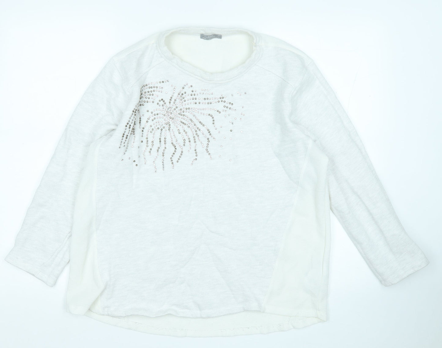 Womens UK Size M Zara Grey Pullover Jumper