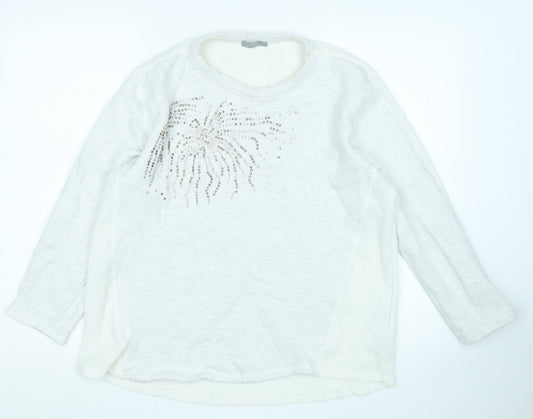 Womens UK Size M Zara Grey Pullover Jumper