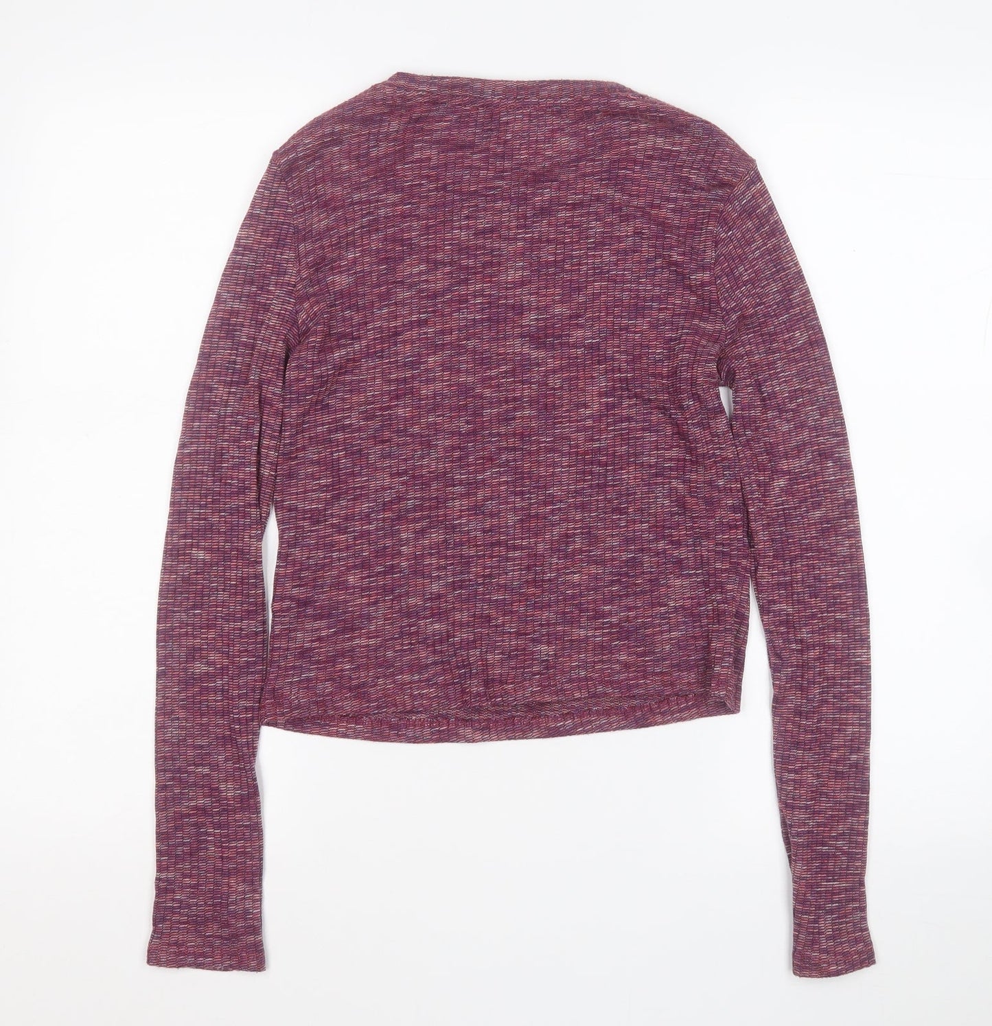 George Womens Purple Round Neck  Polyester Pullover Jumper Size 14