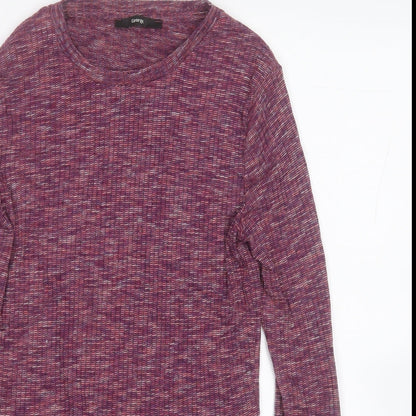 George Womens Purple Round Neck  Polyester Pullover Jumper Size 14