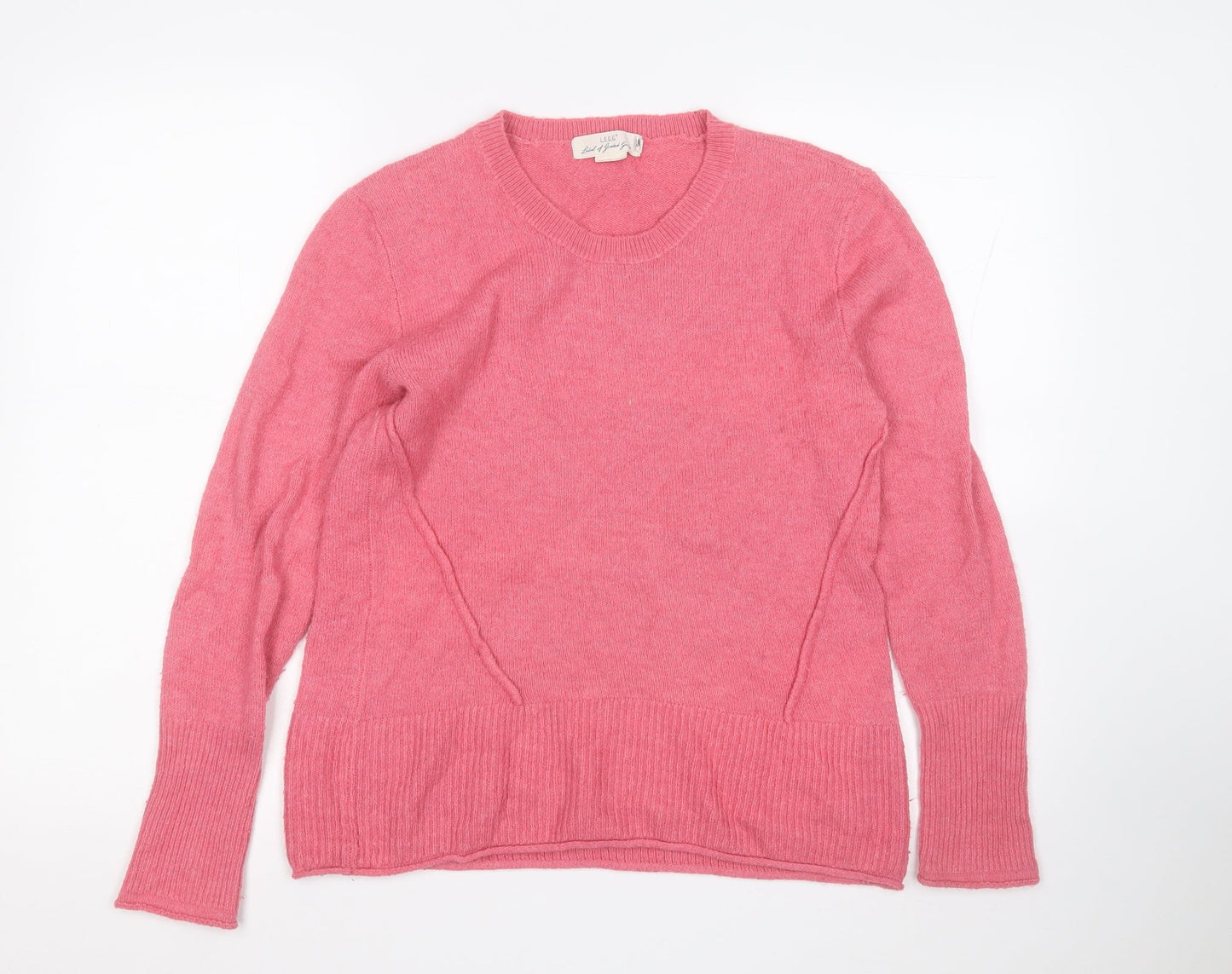 Womens UK Size M H&M Pink Pullover Jumper