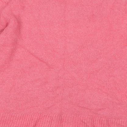 Womens UK Size M H&M Pink Pullover Jumper