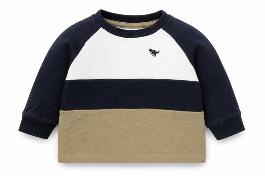 NEXT Boys Beige  100% Cotton Pullover Jumper Size 3-6 Months  Pullover