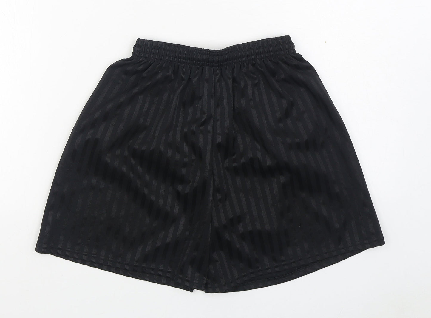 True Form Boys Black  Polyester Sweat Shorts Size 8 Years  Regular