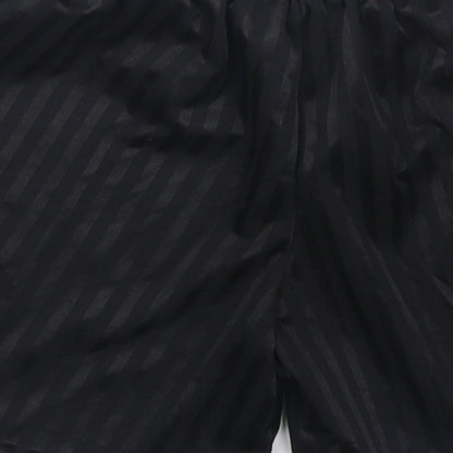 True Form Boys Black  Polyester Sweat Shorts Size 8 Years  Regular