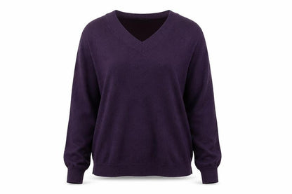 Womens UK Size 6 F&F Purple Pullover Jumper