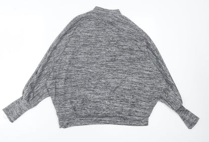 Womens UK Size 8 PRETTYLITTLETHING Grey Basic T-Shirt
