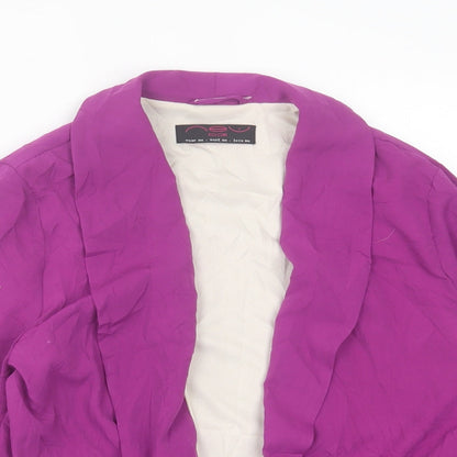 Womens UK Size 10 New Look Purple Jacket