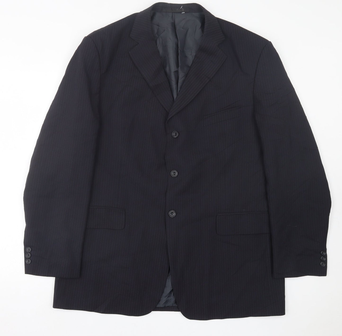 Mens UK Size 44 Marks and Spencer Regular Blue Suit Jacket