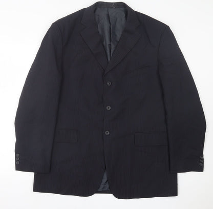 Mens UK Size 44 Marks and Spencer Regular Blue Suit Jacket