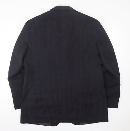 Mens UK Size 44 Marks and Spencer Regular Blue Suit Jacket