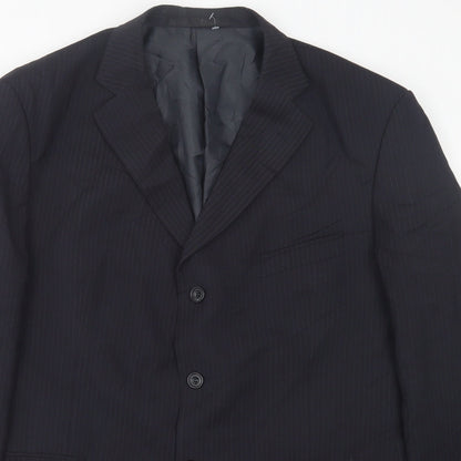 Mens UK Size 44 Marks and Spencer Regular Blue Suit Jacket