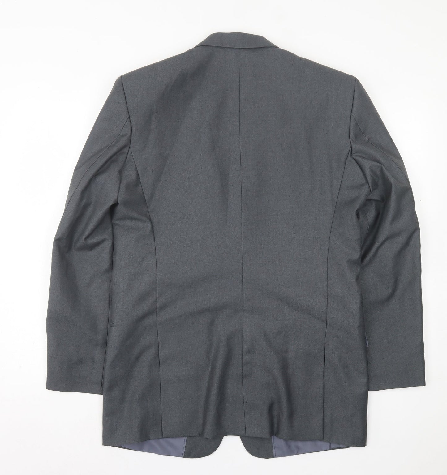 Mens UK Size 40 Preworn Regular Grey Suit Jacket