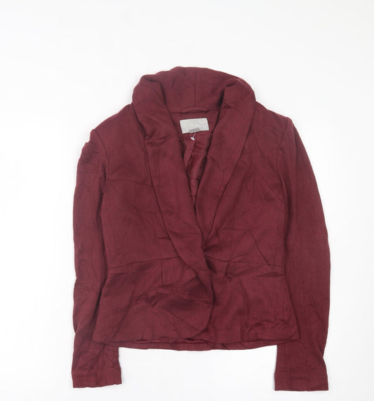 H&M Womens Purple   Jacket Blazer Size 12  Button