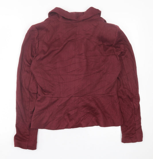 H&M Womens Purple   Jacket Blazer Size 12  Button