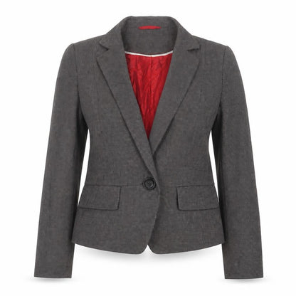 Marks & Spencer Womens Grey   Jacket Blazer Size 10  Button
