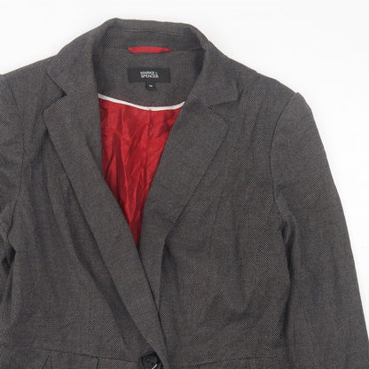 Womens UK Size 10 Marks and Spencer Grey Jacket