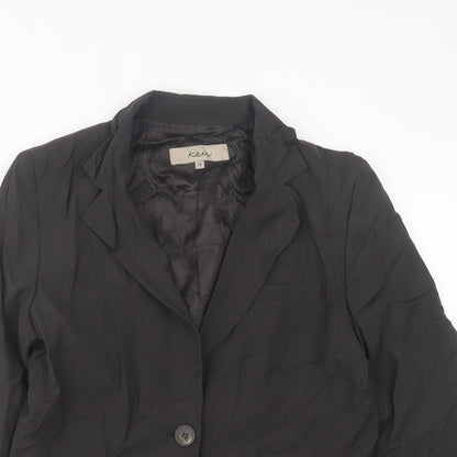 ken Womens Grey   Jacket Blazer Size 14  Button