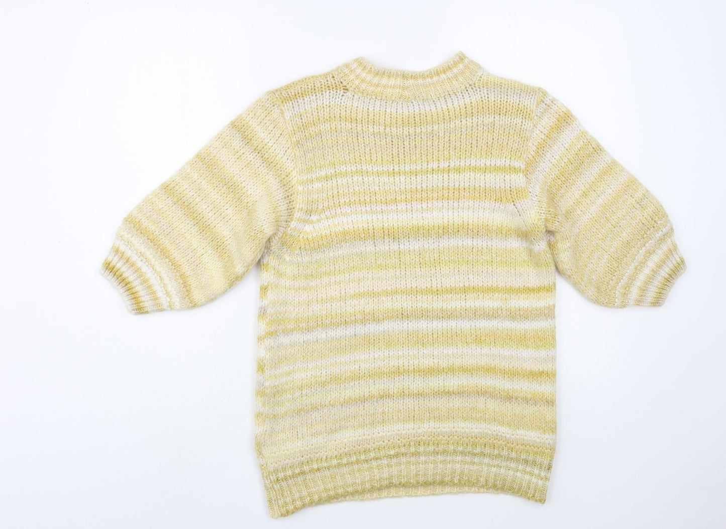 Womens UK Size 10 NEXT Yellow Pullover Jumper
