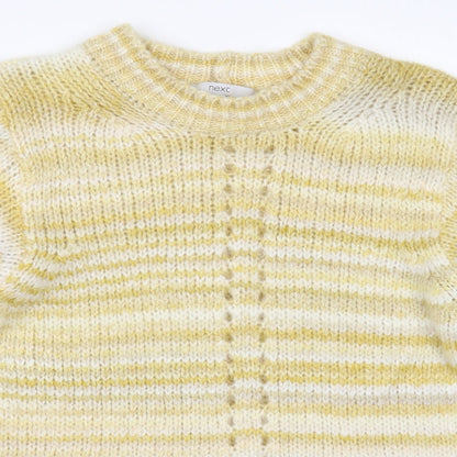 Womens UK Size 10 NEXT Yellow Pullover Jumper
